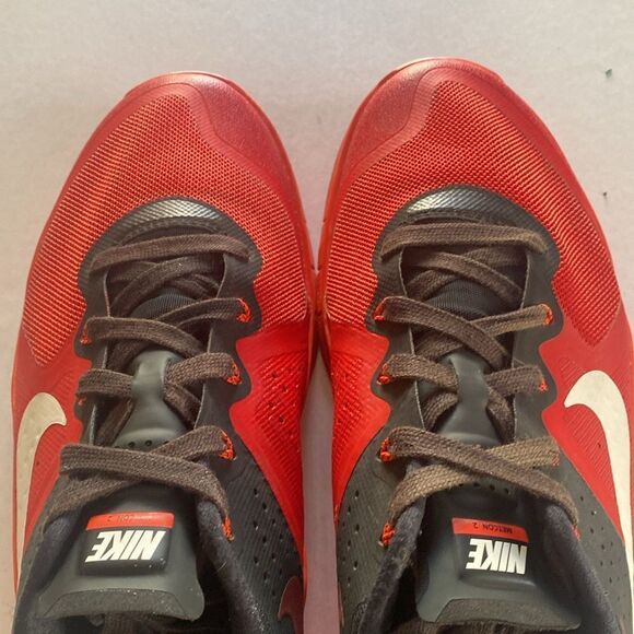NIKE Men’s Metcon 2 Red/Black/White Athletic Training Shoes #819899-610 Size 13